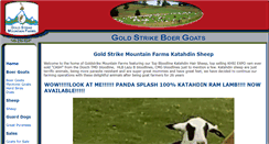 Desktop Screenshot of goldstrikeboergoats.com